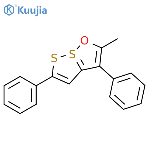 [1,2]Dithiolo[1,5-b][1,2]oxathiole-7-SIV, 2-methyl-3,5-diphenyl- structure