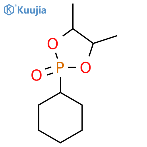 2-Cyclohexyl-4,5-dimethyl-1,3,2-dioxaphospholane 2-oxide structure