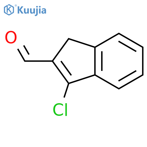 3-chloro-1H-indene-2-carbaldehyde structure