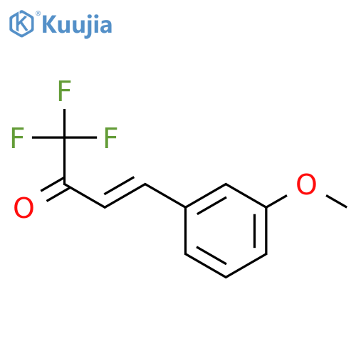 3-Buten-2-one, 1,1,1-trifluoro-4-(3-methoxyphenyl)- structure