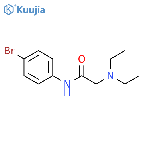 Acetamide, N-(4-bromophenyl)-2-(diethylamino)- structure