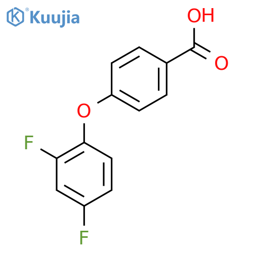 4-(2,4-Difluorophenoxy)benzoic acid structure
