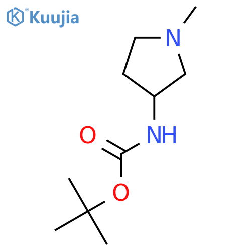 tert-butyl N-(1-methylpyrrolidin-3-yl)carbamate structure
