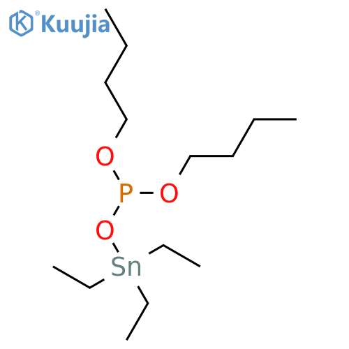PHOSPHONOUS ACID, [(TRIETHYLSTANNYL)OXY]-, DIBUTYL ESTER structure