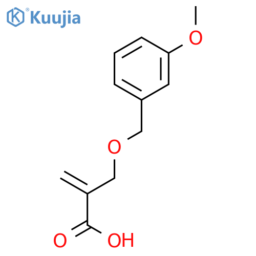 2-Propenoic acid, 2-[[(3-methoxyphenyl)methoxy]methyl]- structure