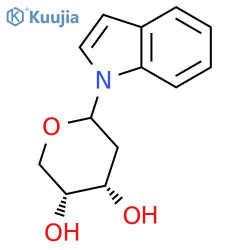 1H-INDOLE, 1-(2-DEOXY-D-ERYTHRO-PENTOPYRANOSYL)- structure