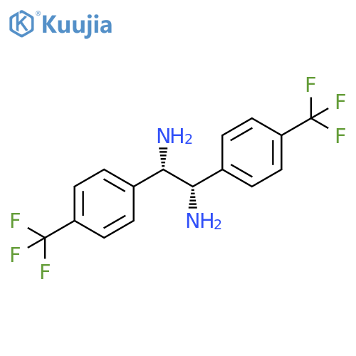1,2-ETHANEDIAMINE, 1,2-BIS[4-(TRIFLUOROMETHYL)PHENYL]-, (1S,2S)- structure