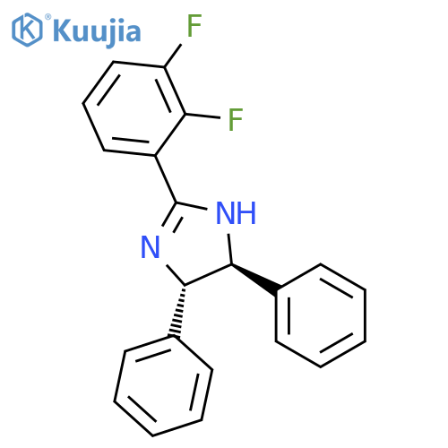 1H-IMIDAZOLE, 2-(2,3-DIFLUOROPHENYL)-4,5-DIHYDRO-4,5-DIPHENYL-, (4S,5S)- structure