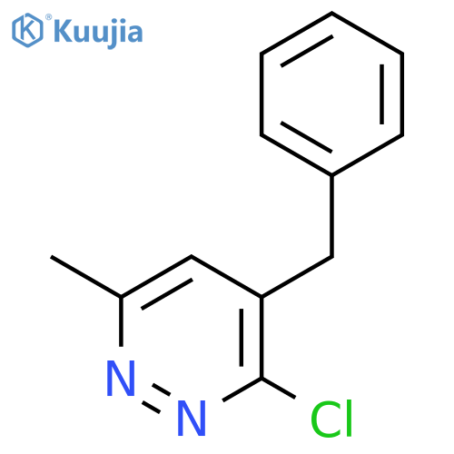 3-chloro-6-methyl-4-(phenylmethyl)-Pyridazine structure