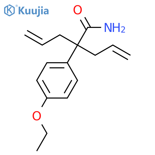 2-(4-ethoxyphenyl)-2-(prop-2-en-1-yl)pent-4-enamide structure