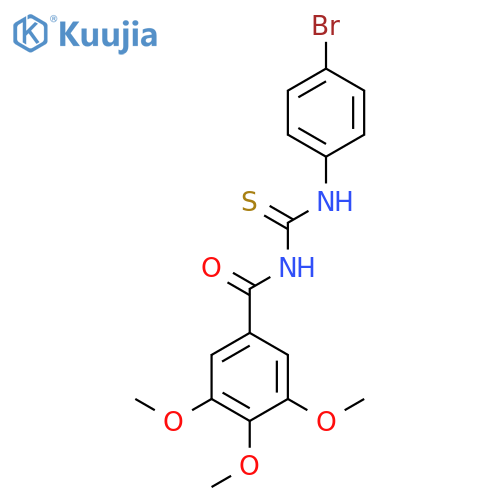 N-[(4-Bromophenyl)carbamothioyl]-3,4,5-trimethoxybenzamide structure