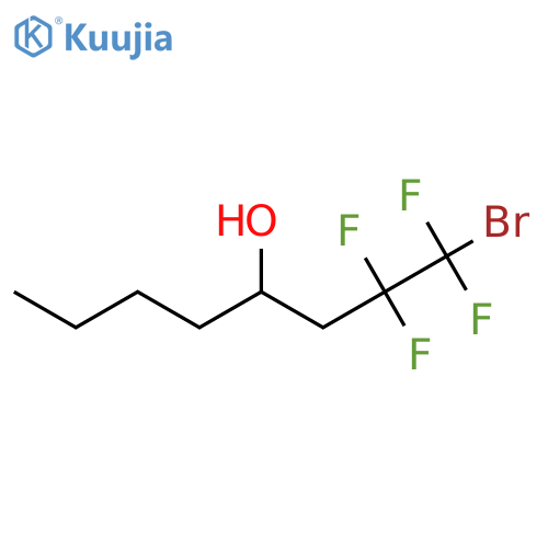 1-Bromo-1,1,2,2-tetrafluoro-4-octanol structure