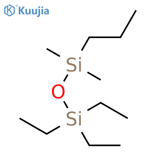 Disiloxane, 1,1,1-triethyl-3,3-dimethyl-3-propyl- structure