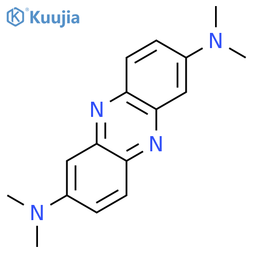 2,7-PHENAZINEDIAMINE, N,N,N',N'-TETRAMETHYL- structure