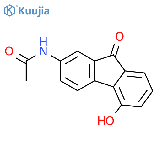 Acetamide, N-(5-hydroxy-9-oxo-9H-fluoren-2-yl)- structure