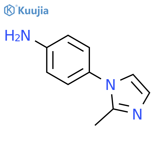 4-(2-Methyl-1H-imidazol-1-yl)aniline structure