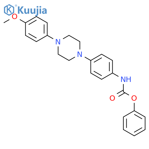 4-{4-(4-Methyloxy-phenyl)-piperazin-1-yl-phenyl}-carbamic Acid Phenyl Ester structure