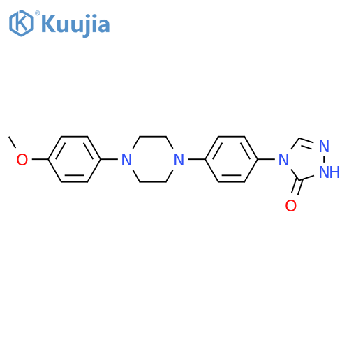 4-{4-(4-Methyloxyphenyl)-piperazin-1-yl-phenyl}-2,4-dihydro-1,2,4-triazol-3-one structure