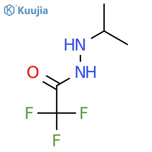 ACETIC ACID, TRIFLUORO-, 2-(1-METHYLETHYL)HYDRAZIDE structure