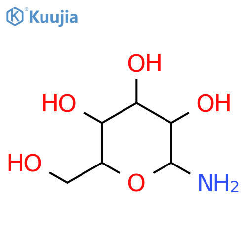 (2R,3R,4S,5R,6R)-2-Amino-6-(hydroxymethyl)tetrahydro-2H-pyran-3,4,5-triol structure