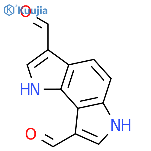 1,6-dihydro-Benzo[1,2-b:3,4-b']dipyrrole-3,8-dicarboxaldehyde structure