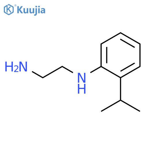 N1-2-(propan-2-yl)phenylethane-1,2-diamine structure