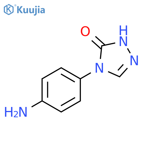 3H-1,2,4-Triazol-3-one, 4-(4-aminophenyl)-2,4-dihydro- structure