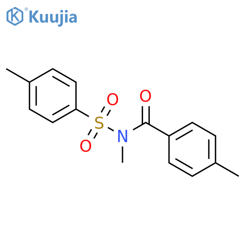 Benzamide, N,4-dimethyl-N-[(4-methylphenyl)sulfonyl]- structure