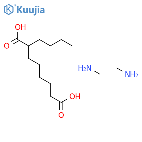 OCTANEDIOIC ACID, 2-BUTYL-, COMPD. WITH METHANAMINE (1:2) structure