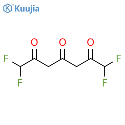 2,4,6-Heptanetrione, 1,1,7,7-tetrafluoro- structure