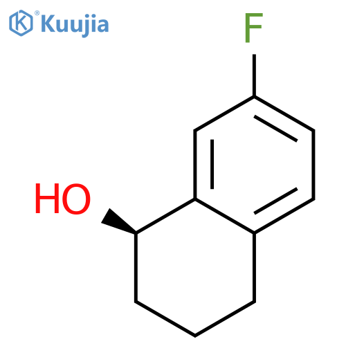 (1R)-7-fluoro-1,2,3,4-tetrahydronaphthalen-1-ol structure