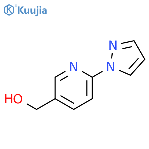 (6-(1H-Pyrazol-1-yl)pyridin-3-yl)methanol structure
