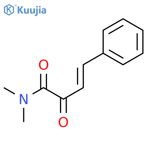 3-BUTENAMIDE, N,N-DIMETHYL-2-OXO-4-PHENYL-, (3E)- structure