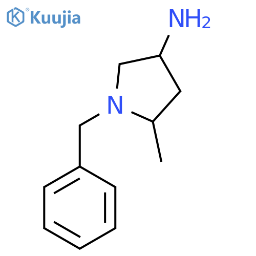 1-Benzyl-5-methylpyrrolidin-3-amine structure