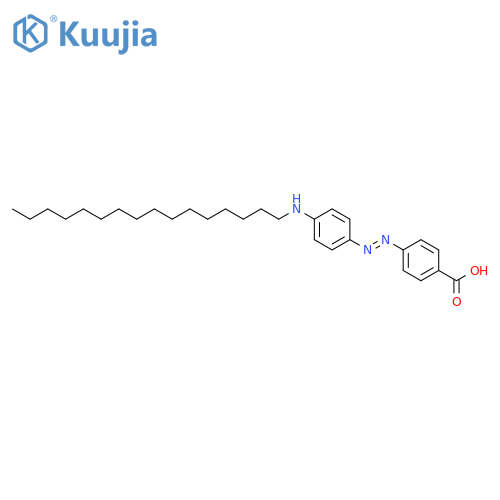 Benzoic acid, 4-[[4-(hexadecylamino)phenyl]azo]- structure