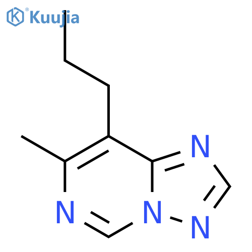 [1,2,4]Triazolo[1,5-c]pyrimidine,7-methyl-8-propyl- structure