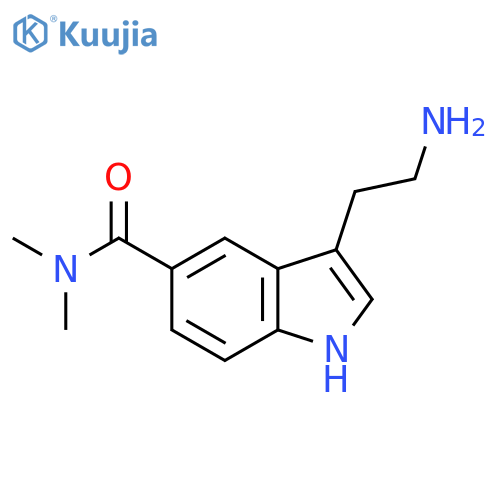 1H-Indole-5-carboxamide, 3-(2-aminoethyl)-N,N-dimethyl- structure