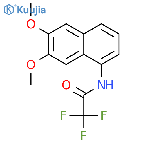 Acetamide, N-(6,7-dimethoxy-1-naphthalenyl)-2,2,2-trifluoro- structure