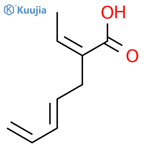 4,6-HEPTADIENOIC ACID, 2-ETHYLIDENE-, (E,Z)- structure