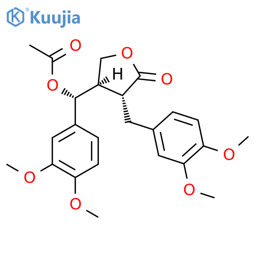 5-Acetoxymatairesinol dimethyl ether structure