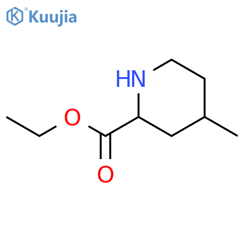 ethyl (2R,4R)-4-methylpiperidine-2-carboxylate structure