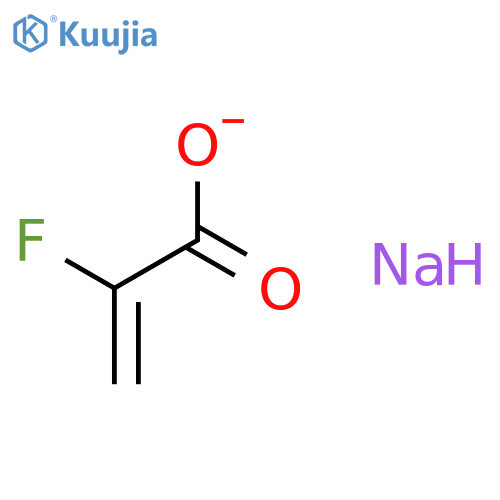 2-Fluoroacrylic acid, sodium salt structure