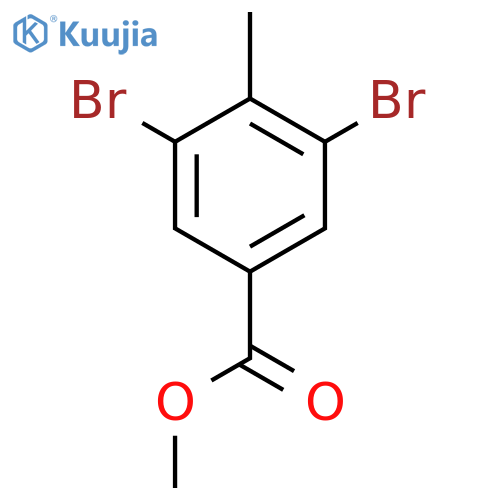 Methyl 3,5-dibromo-4-methylbenzoate structure