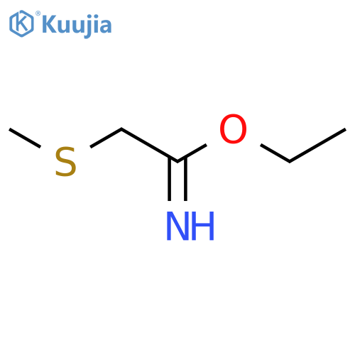 Ethanimidic acid,2-(methylthio)-, ethyl ester structure