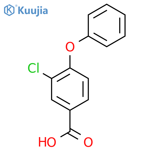3-Chloro-4-phenoxybenzoic acid structure