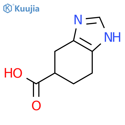 1H-Benzimidazole-5-carboxylic acid, 4,5,6,7-tetrahydro-, (+)- (9CI) structure