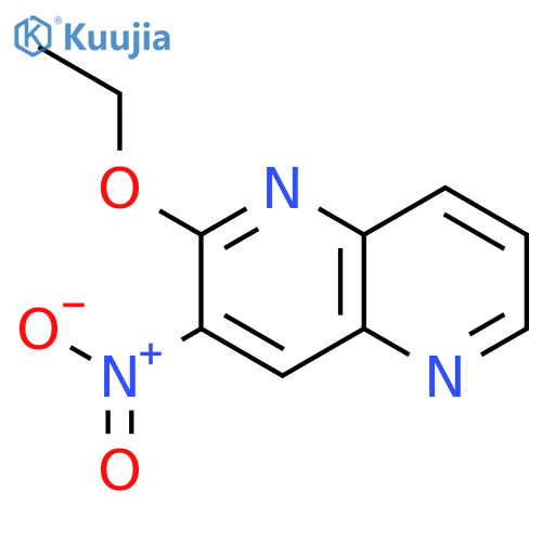 1,5-Naphthyridine, 2-ethoxy-3-nitro- structure