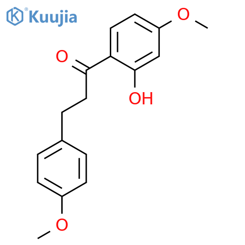 1-PROPANONE, 1-(2-HYDROXY-4-METHOXYPHENYL)-3-(4-METHOXYPHENYL)- structure