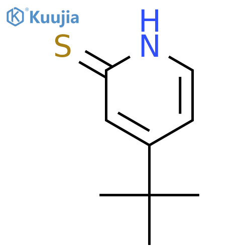 2(1H)-PYRIDINETHIONE, 4-(1,1-DIMETHYLETHYL)- structure