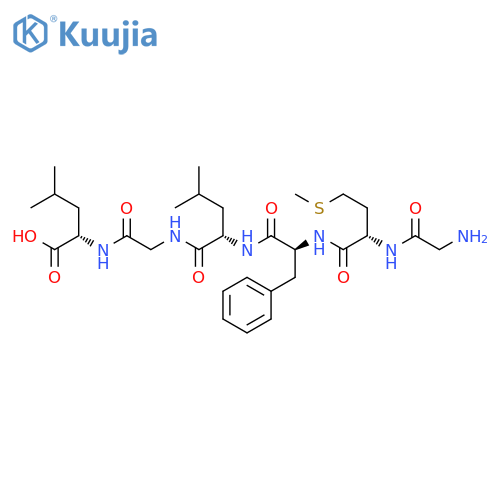 L-LEUCINE, GLYCYL-L-METHIONYL-L-PHENYLALANYL-L-LEUCYLGLYCYL- structure